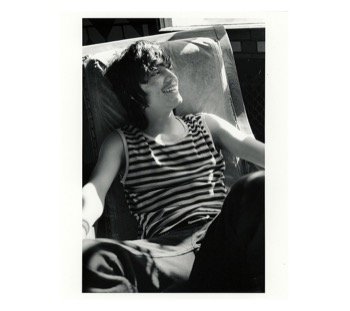 Portrait d’Adam Mediano dans une voiture photographié par Larry Clark