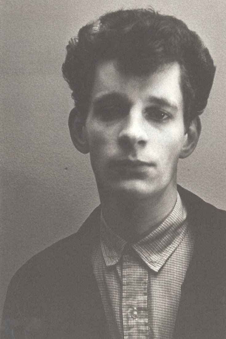 Portrait reproduit en couverture du livret de la rétrospective Larry Clark à l’ICP